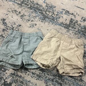 Kids Tan and Gray Shorts